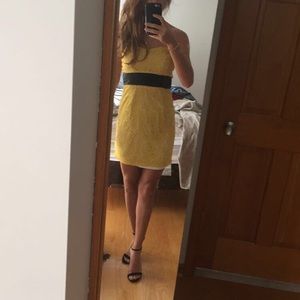 Black and yellow lace dress 🌻